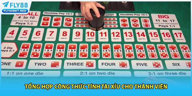 Tổng hợp công thức tính tài xỉu cho thành viên